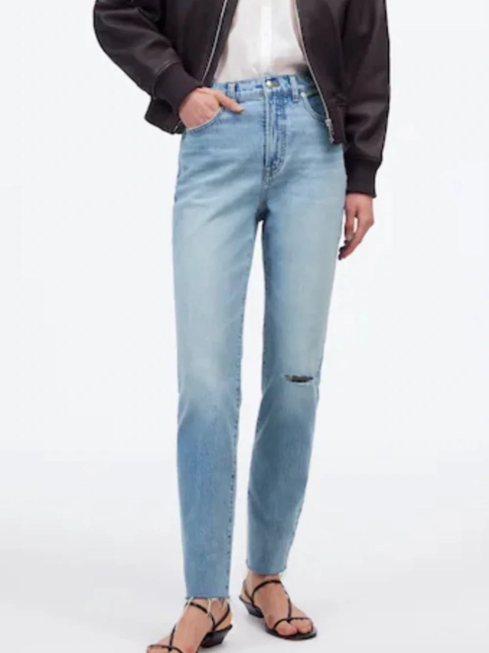 Everlane Light Blue Boyfriend Straight Jeans 26